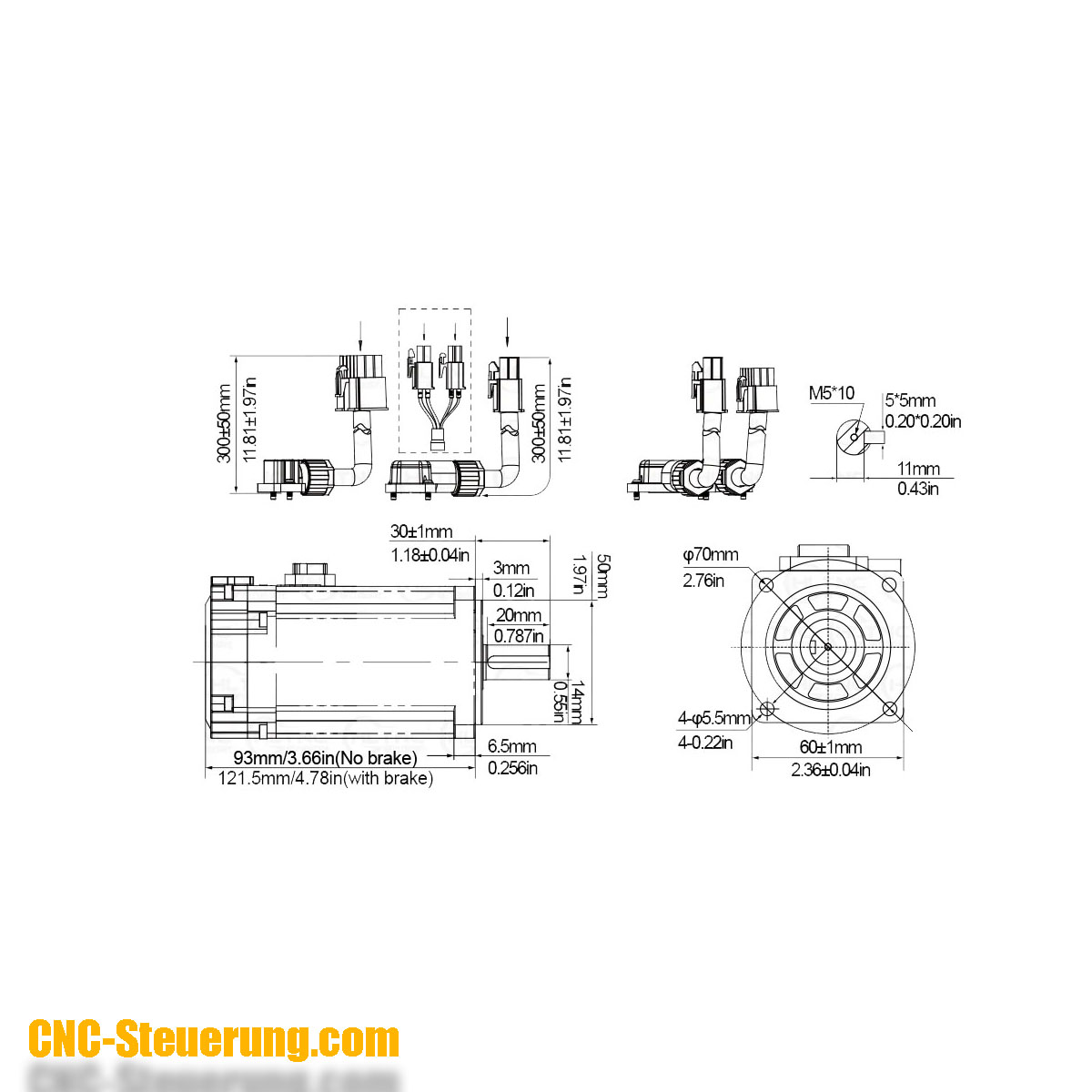 400 Watt Servosystem - Blackline