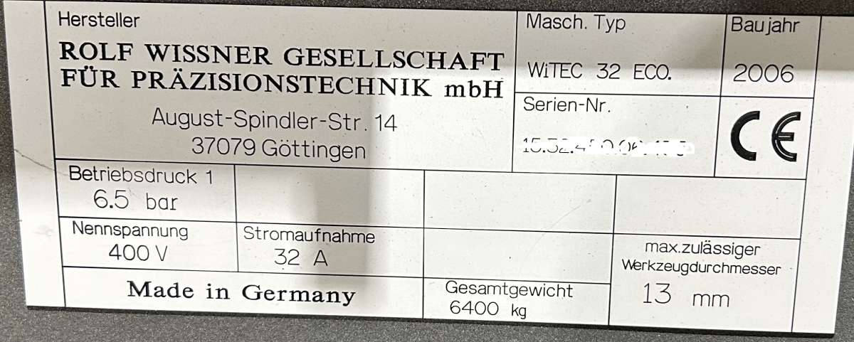 Retrofit für eine WiTEC 32 Economic