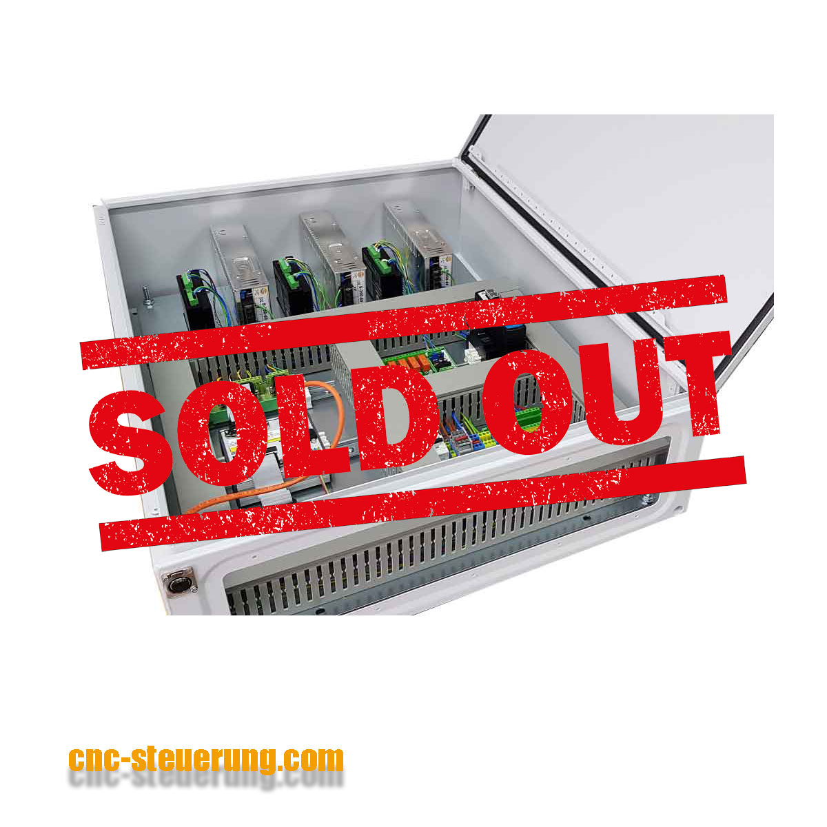 Aufgebaute Schrittmotorsteuerung