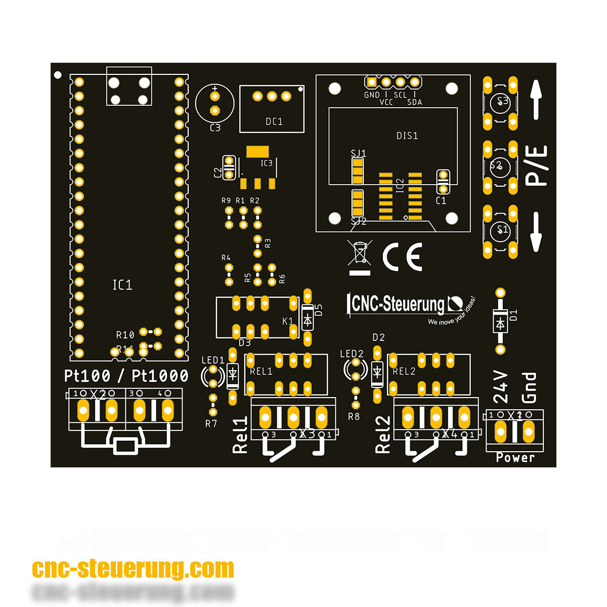 PT100 / PT1000 Controller