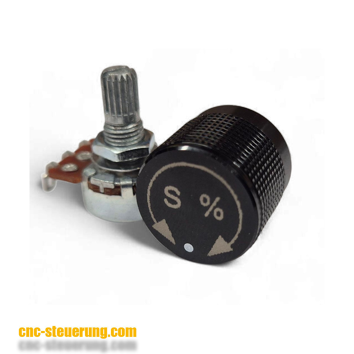 Potentiometer mit Gravur S - Drehzahl Potentiometer mit Gravur S - Drehzahl
