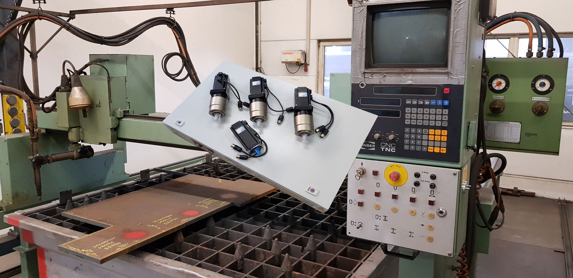 Plasma CNC Steuerung für große Anlagen