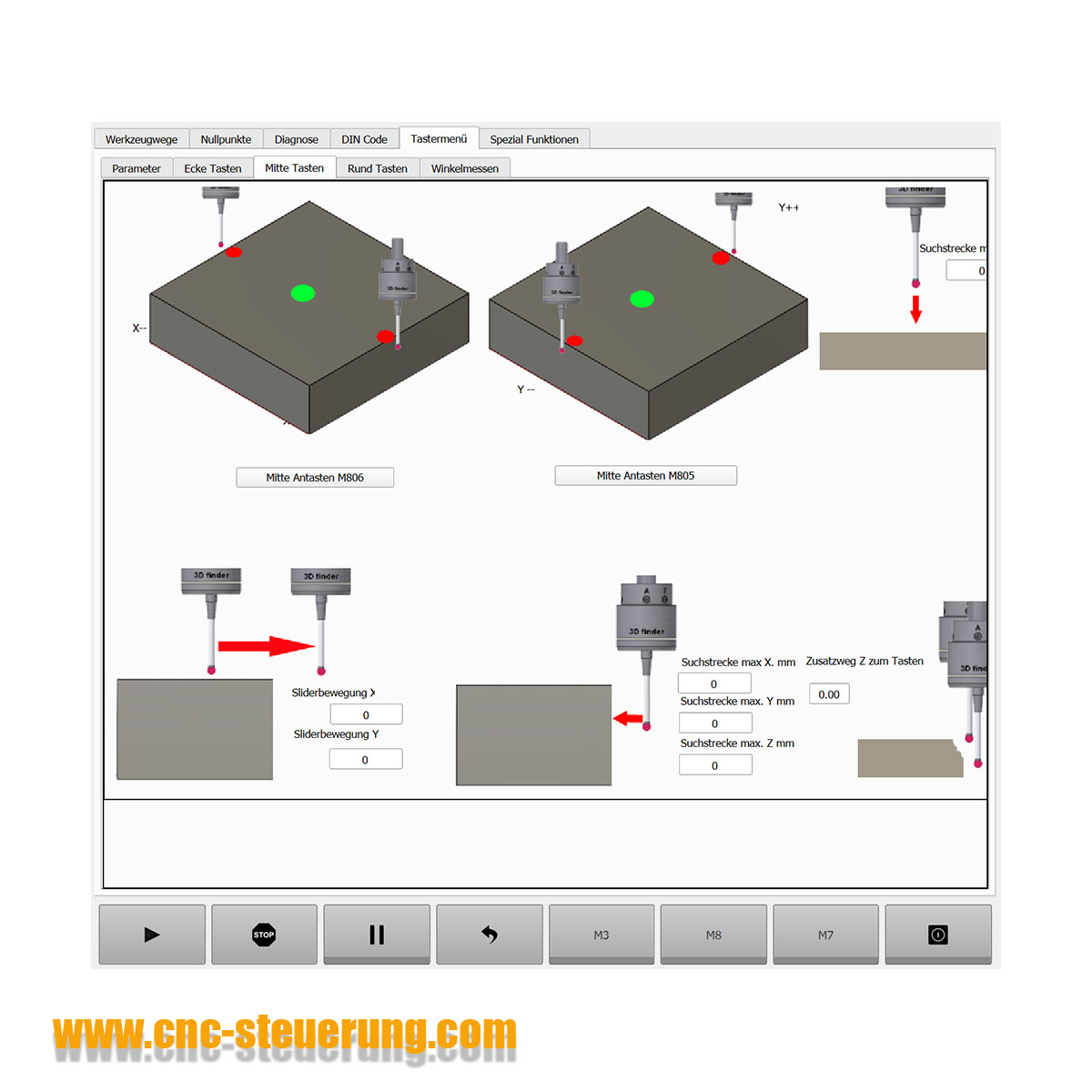 3D Tastermakros für die SIM Software PRO