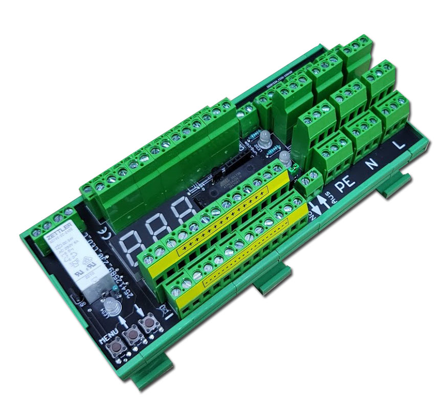 Spannungsverteiler 26 fach V2.0 230 Volt mit LED Anzeige und Lüftersteuerung