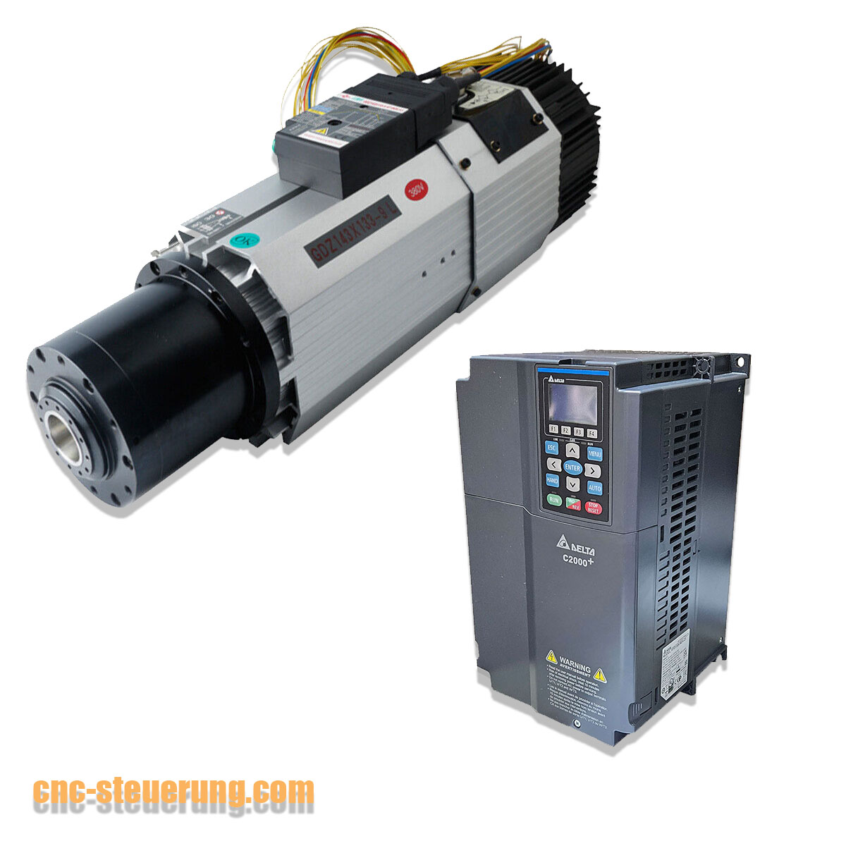 HF Spindel 9 KW Luftgekühlt mit 11 KW C2000