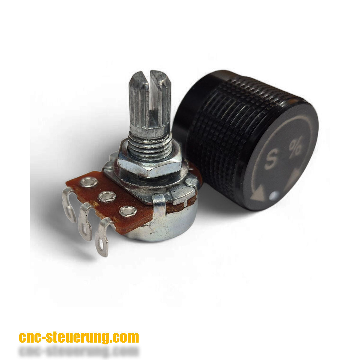 Potentiometer mit Gravur S - Drehzahl Potentiometer mit Gravur S - Drehzahl