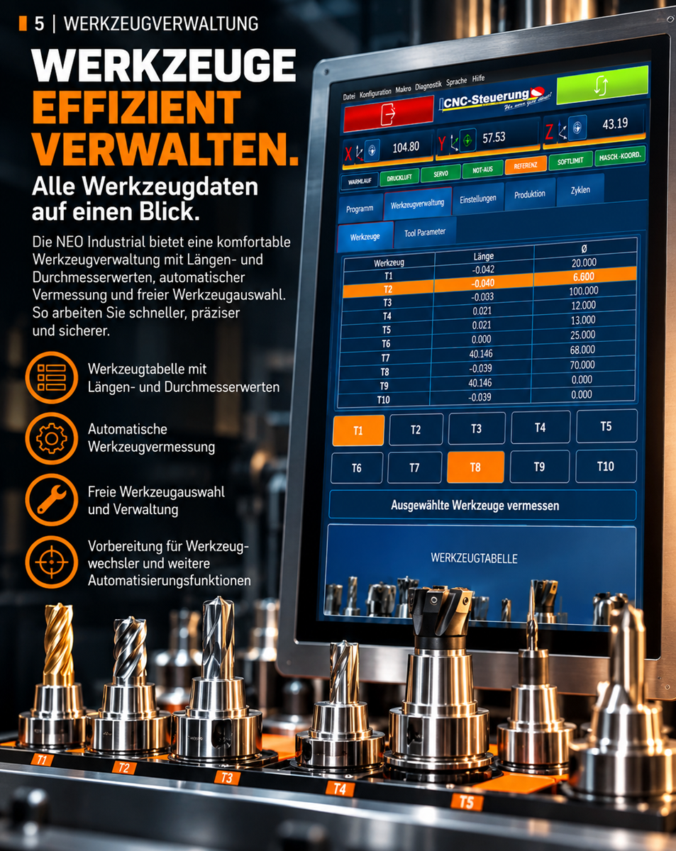 SIM Software NEO Industrial Hochkant Version