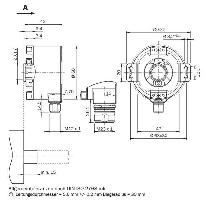 Encoder1 Encoder Hohlwelle 12mm