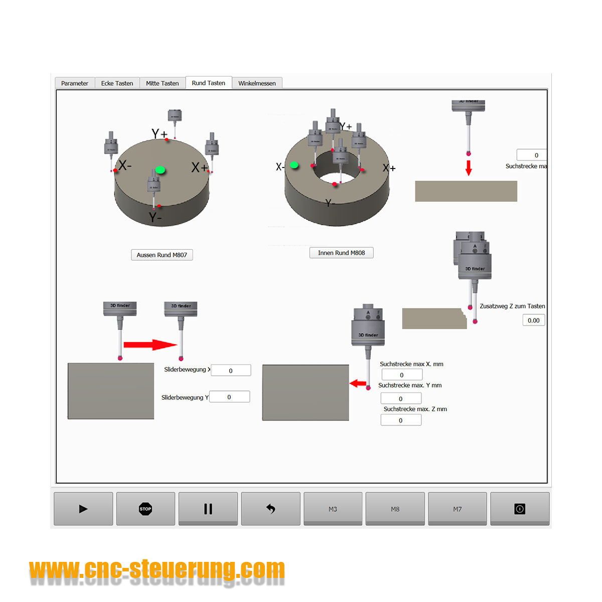3D Tastermakros für die SIM Software PRO