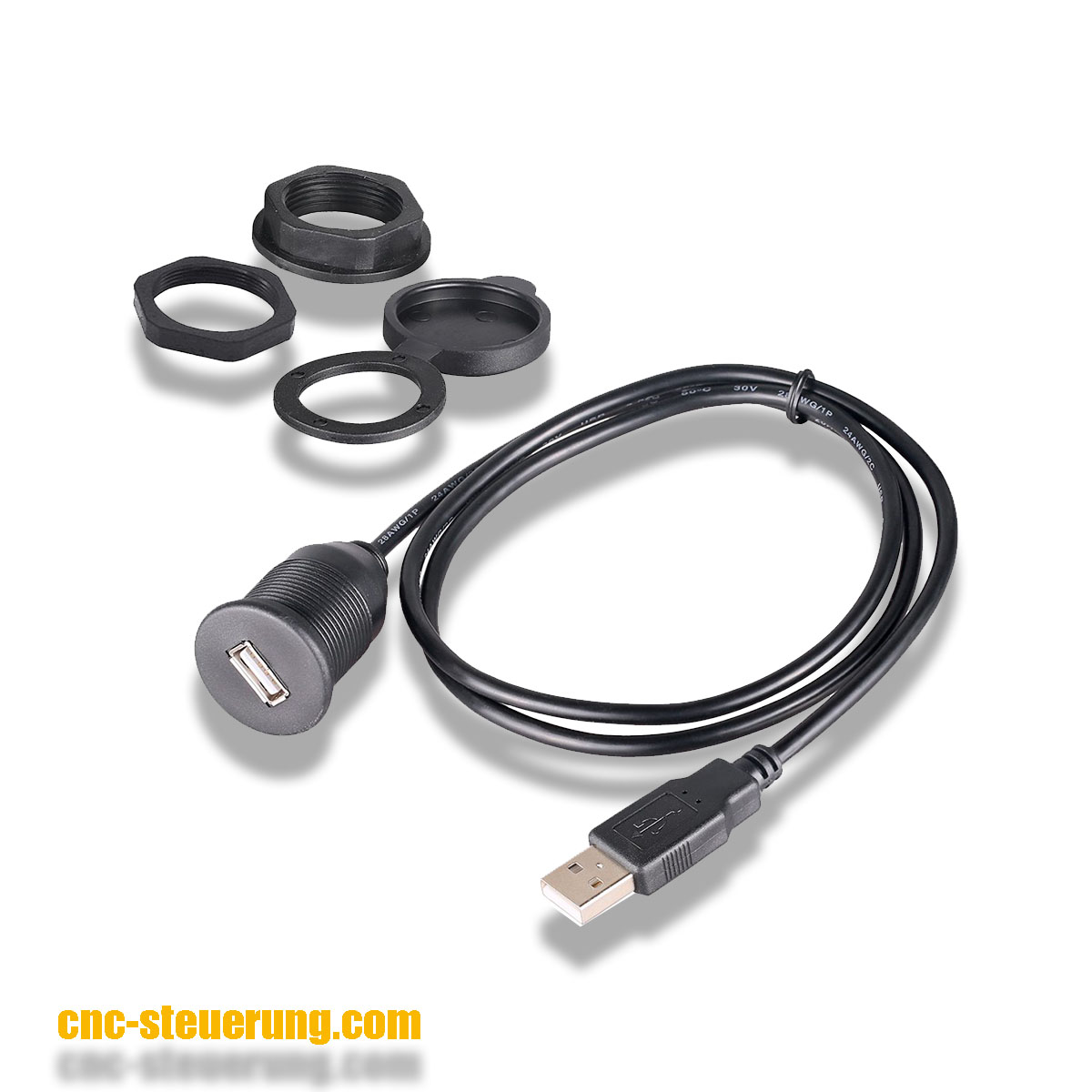 USB Buchse mit Anschlusskabel