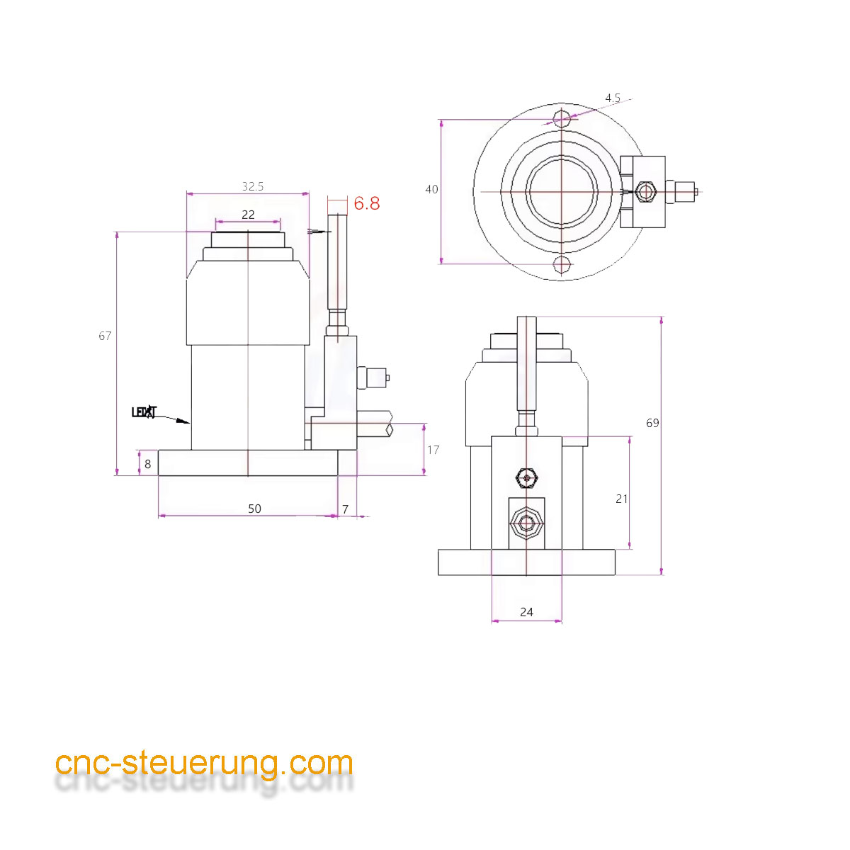 Nulleinstellgerät / Werkzeuglängensensor incl. Makro Nulleinstellgerät / Werkzeuglängensensor incl. Makro