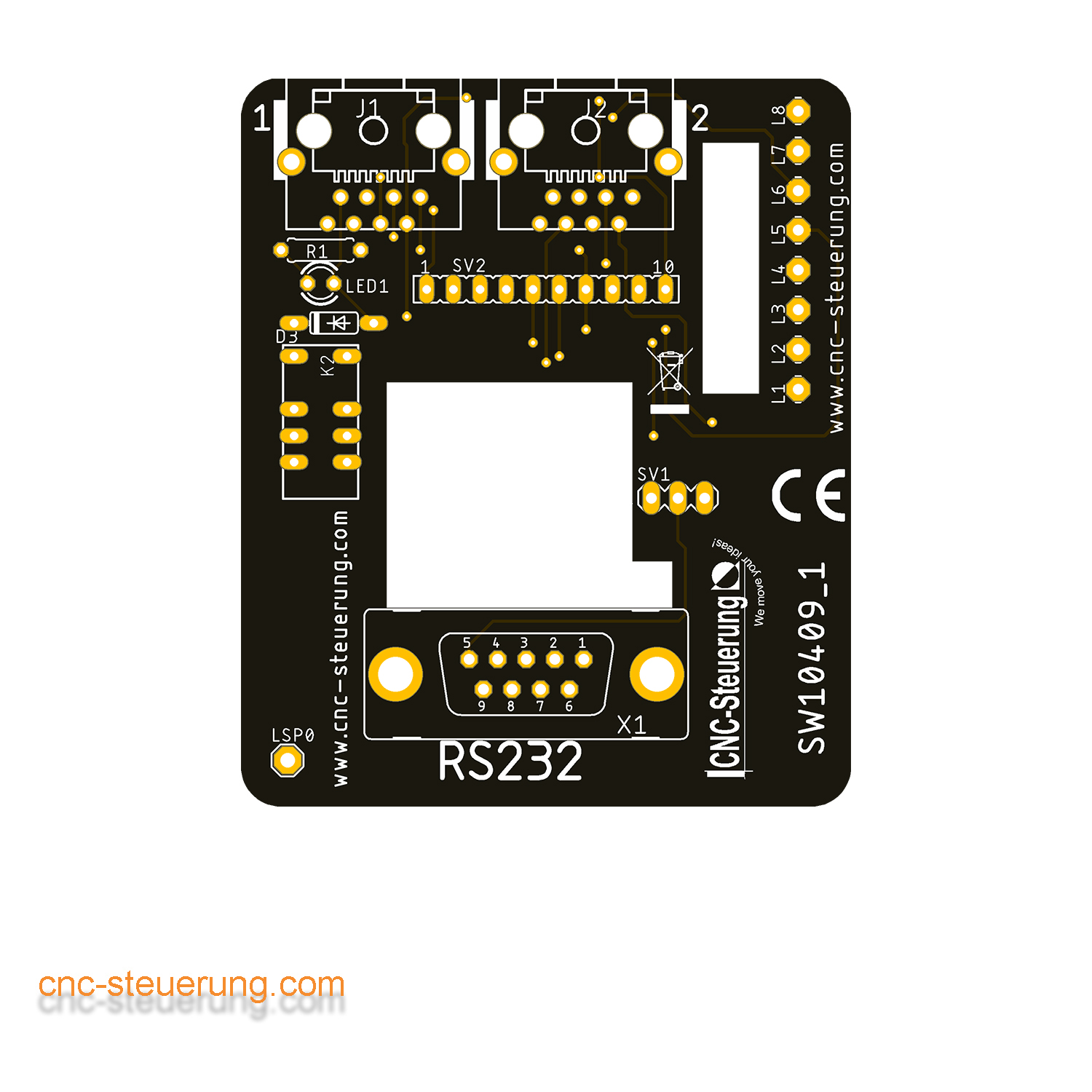 Aufsteckplatine für IHSV Motoren 60er Serie