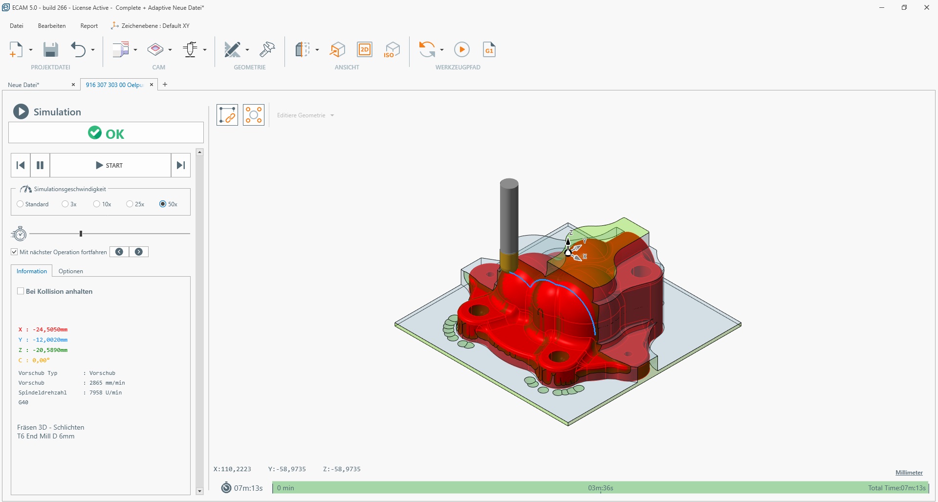 ECAM V5 Fräsen Light ECAM V5 Fräsen Light