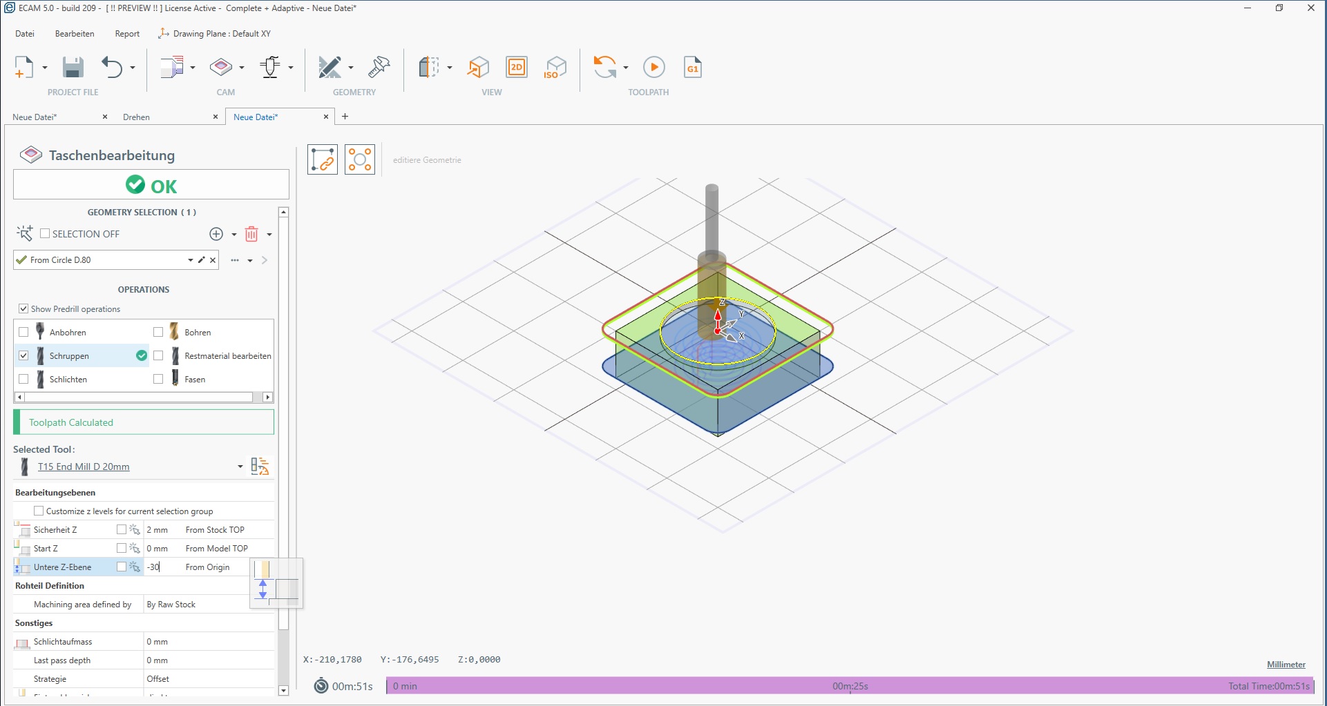 ECAM V5 Fräsen Light ECAM V5 Fräsen Light