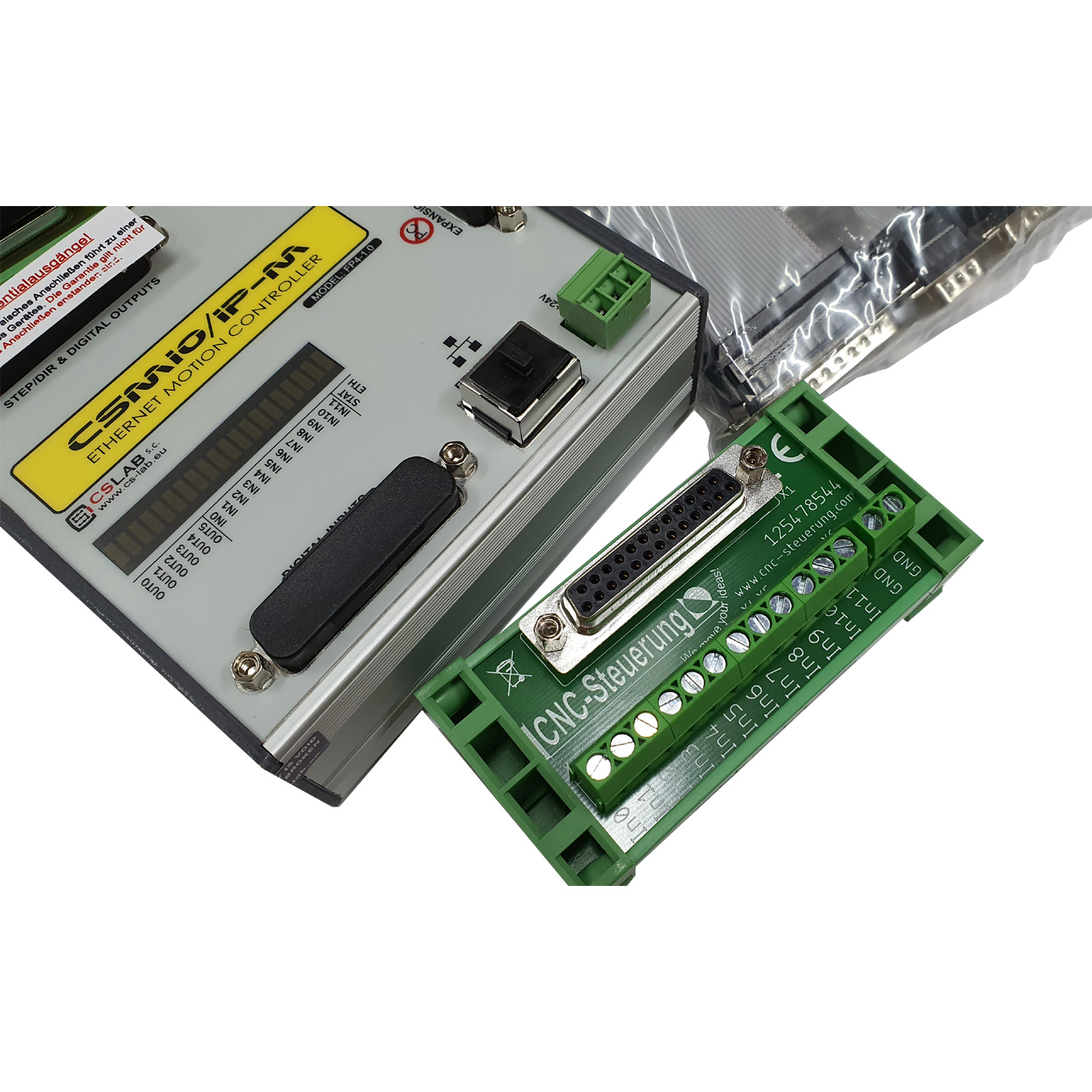 IP-M Steuerung mit unserem Klemmenblock