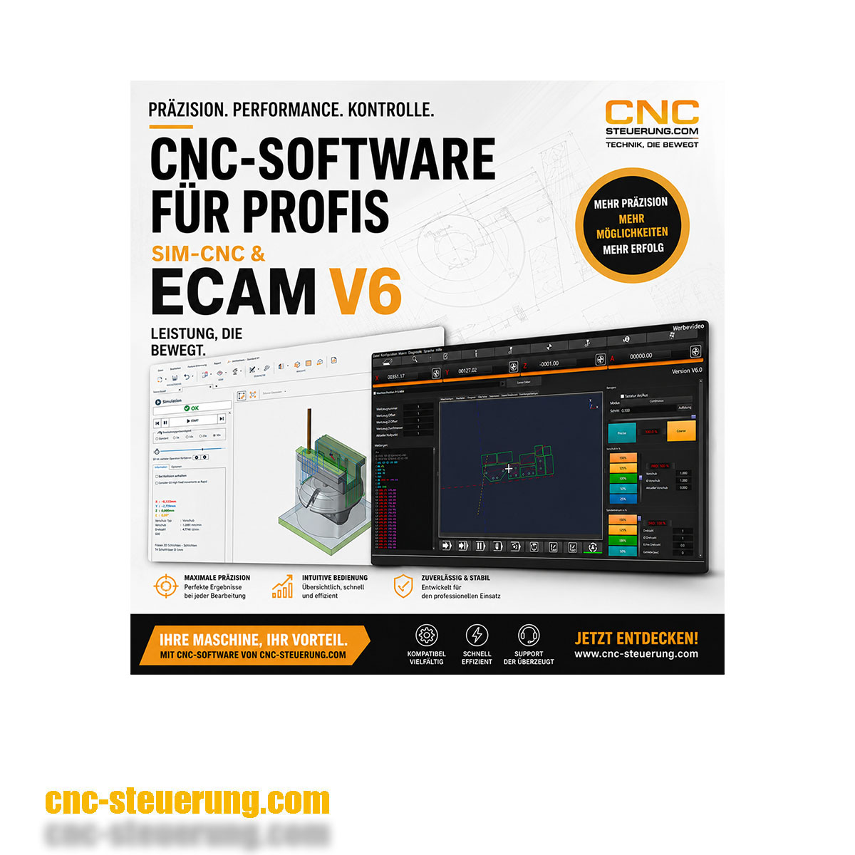 Ein starkes - abgestimmtes Bundle - SIM Software Fräsen und ECAM V6 Hobby