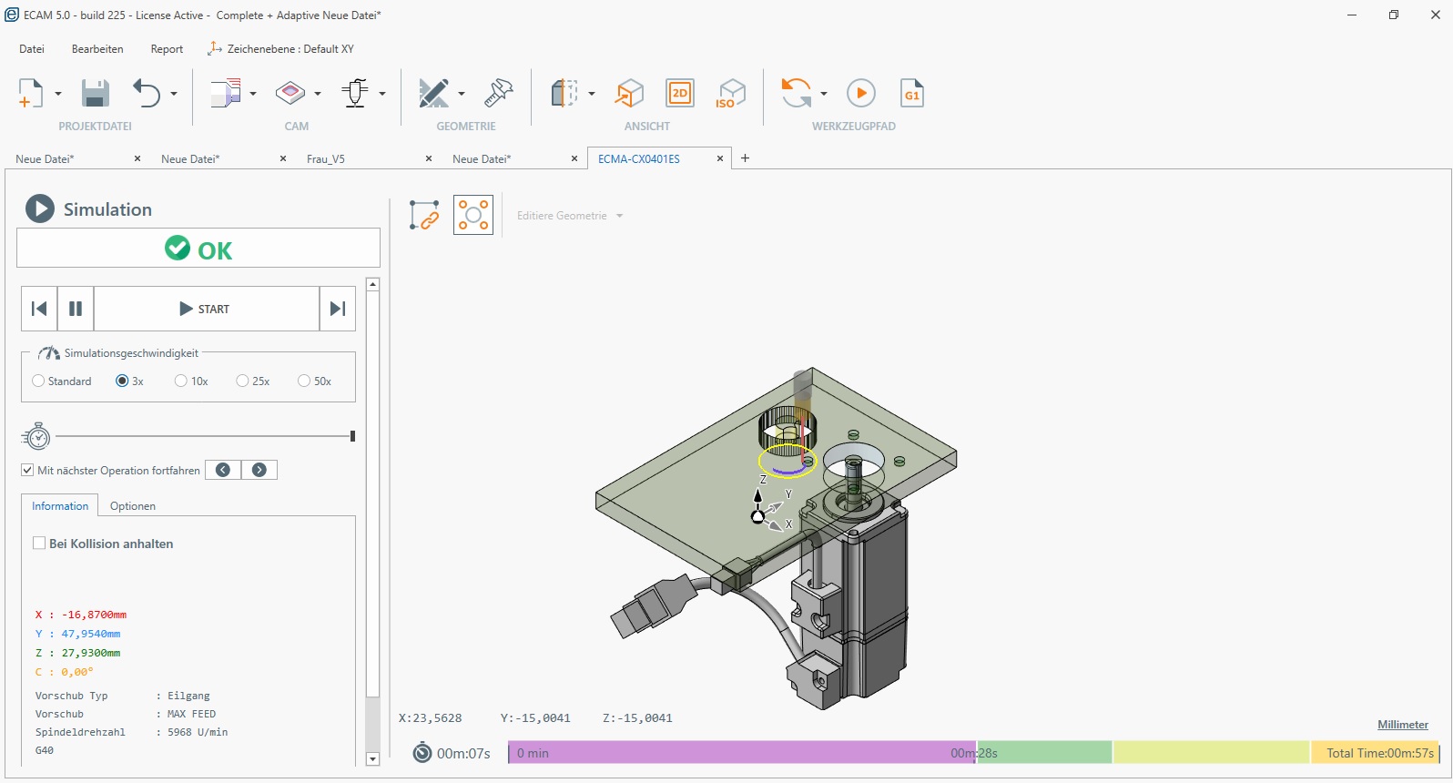 ECAM V5 Fräsen Light ECAM V5 Fräsen Light