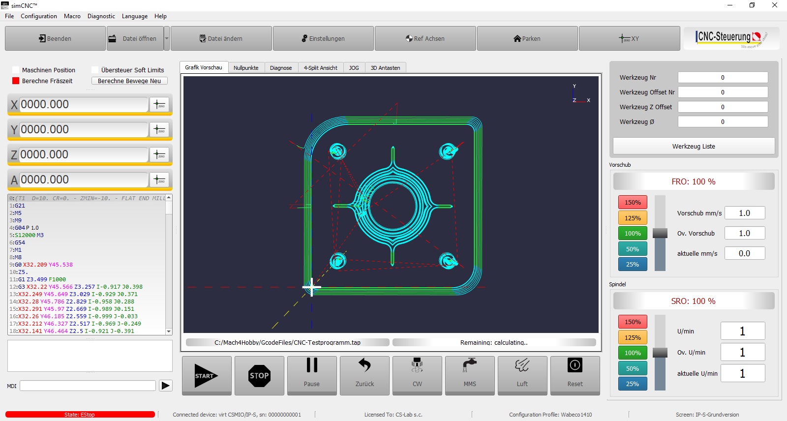 SIM CNC Software PRO SIM CNC Software PRO