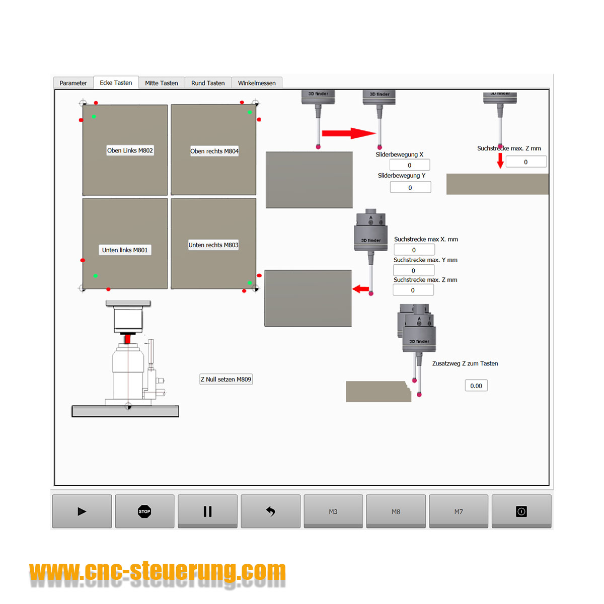 3D Tastermakros für die SIM Software PRO