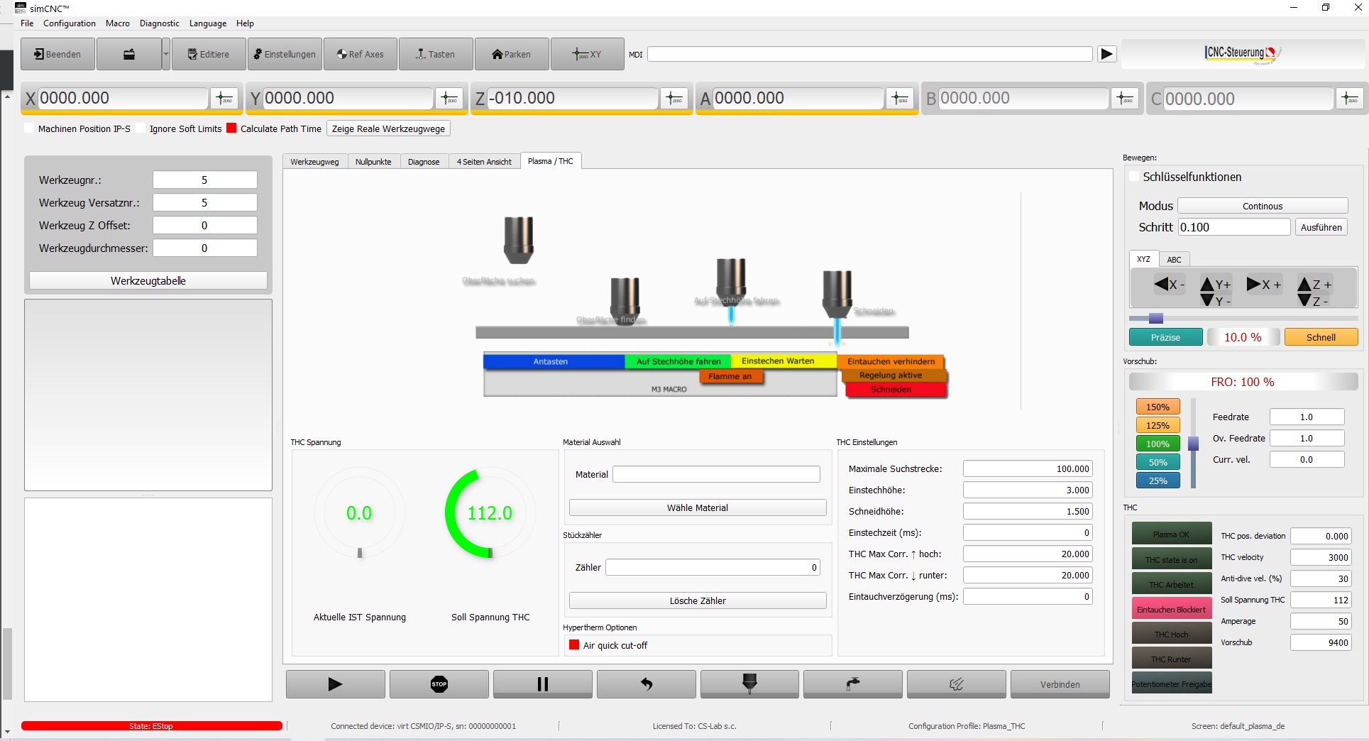 SIM CNC Software "Plasma"