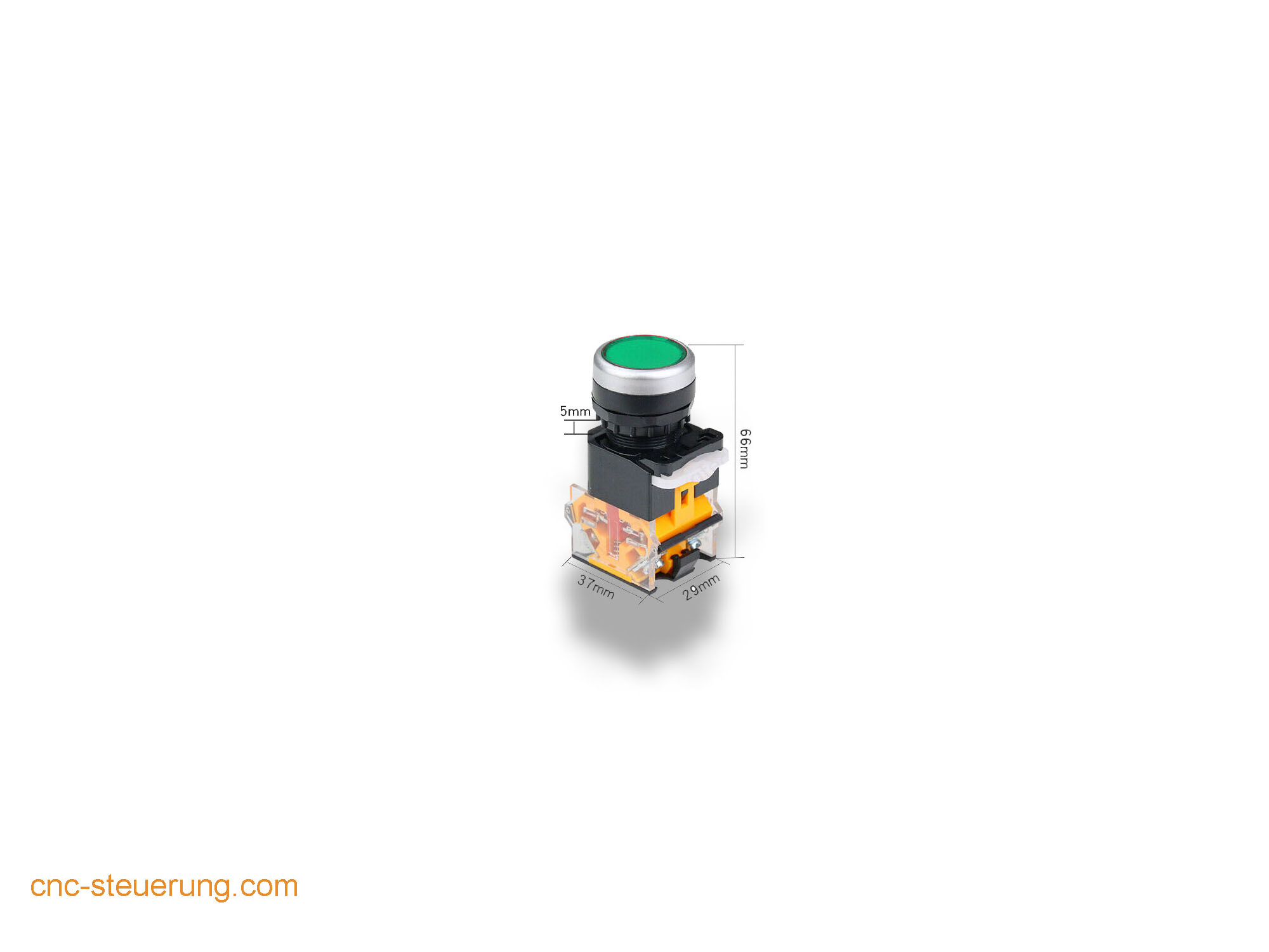 Taster Grün für Maschinenbedienfeld